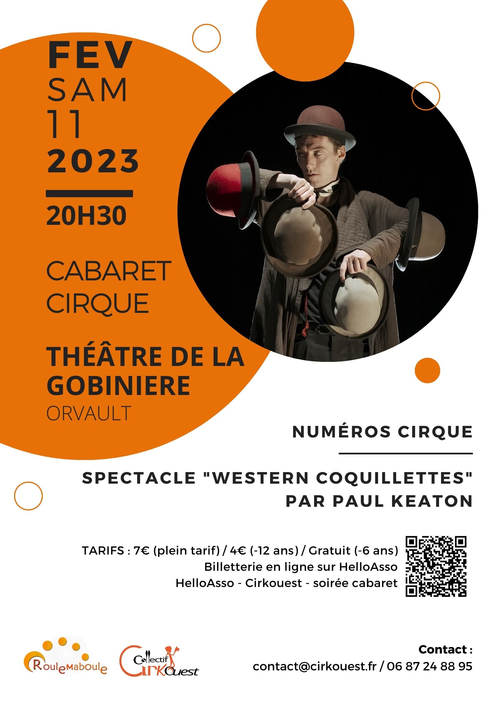 Cabaret au théâtre de la Gobinière à Orvault